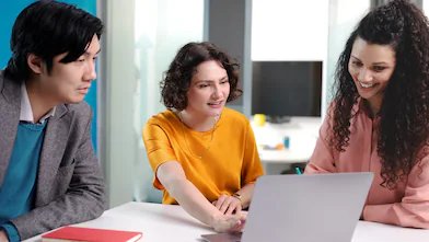 Shell colleagues in a meeting